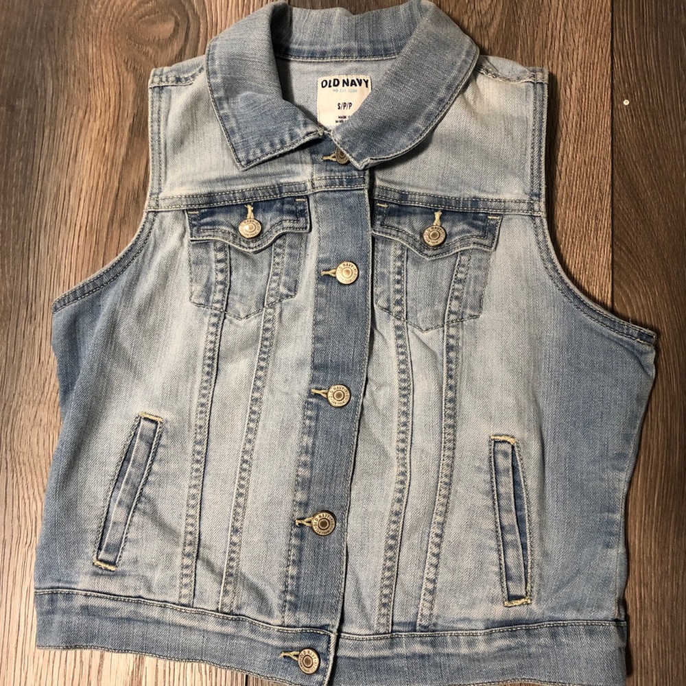 Old Navy Light Jean Vest